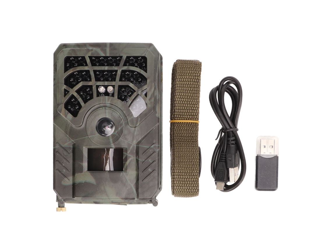 Omni-cámara De Caza Mini Exterior Para Vida Silvestre Hd Infrarroja Ip56 Impermeable Para Monitoreo De Animales En El Bosque