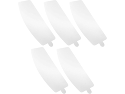 Lentes Exteriores De Pvc Blanco Con Acabado Arenado, 0,1 Mm De Grosor, Cubierta Despegable.