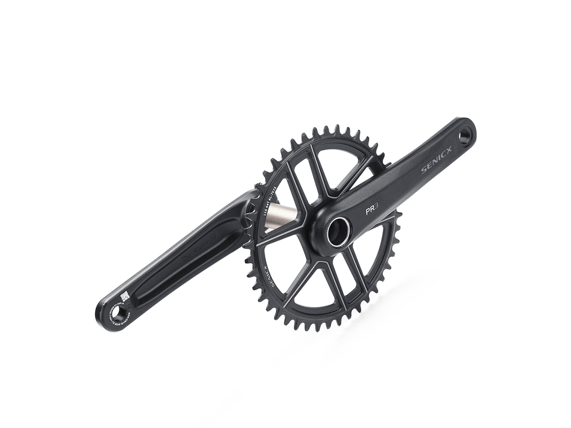 Platos y bielas para bicicleta de grava Senicx Pr3 (40, 44 dientes, 165, 175 mm, 10/11 V, 24 mm)