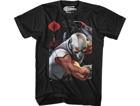 Camisetas Unisex DEEPSTONE Storm Shadow Classified Series GI Joe Negro (S)