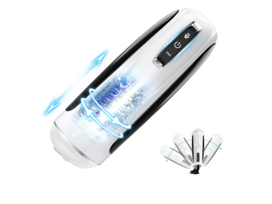 Masturbador Masculino Automático Con 3 Modos Y 10 Frecuencias, Juguete Sexual Para Adultos, Color Negro