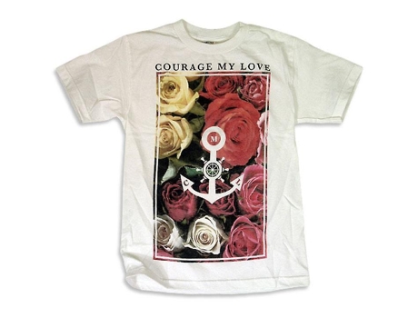 Camiseta ROCKINSTONE Coraje mi amor camiseta floral (XXL)