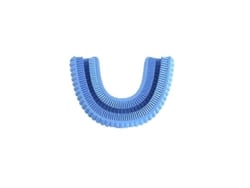 Escova De Dentes Elétrica Sônica 360° Para Crianças, Em Formato De U, Automática, De Silicone, Com Temporizador Inteligente, Recarregável, Luz Az