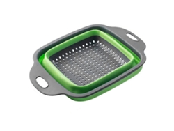 Fregadero plegable, cesta escurridora para frutas y verduras, cocina, PP TPR, 21x29cm