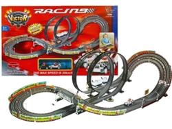 Pista de carreras de Mario con 2 coches - 452 cm
