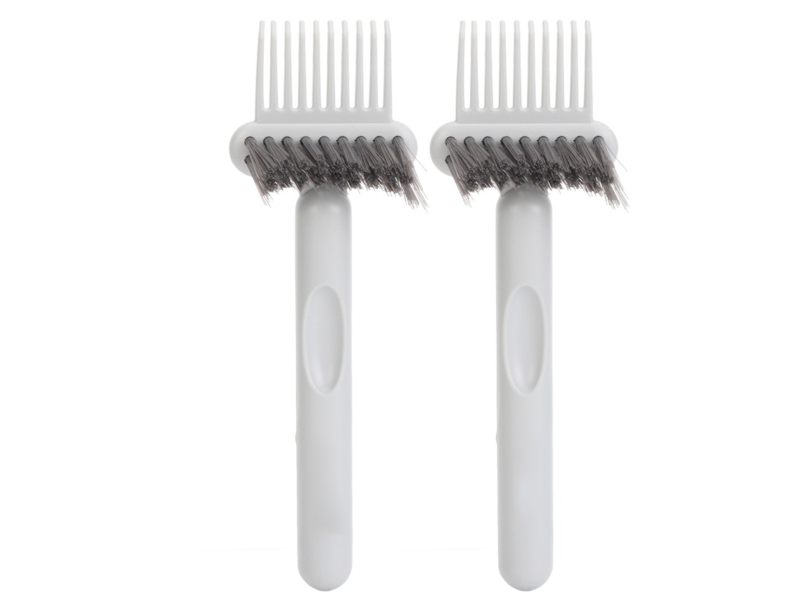 2pcs Cepillo Limpiador De Peines Con Mango Ergonómico Para Eliminar Polvo Y Pelo