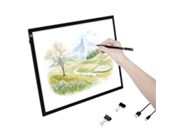 Mesa de luz LED ultrafina A3 con USB e intensidad ajustable Tekmaquinas