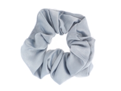Gomas Elásticas Para El Cabello Scrunchies De Tela Suave Color Plata Gris Accesorios Para Niñas