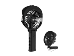 Ventilador nebulizador portátil, recargable a batería, 3 velocidades, pulverizador de 55 ml, USB, plegable, Gusshious