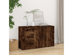 Aparador Madera Contrachapada Roble Ahumado 100x33x59,5 Cm