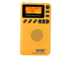 Radio de Bolsillo Portátil HURRISE Radio Fm Portátil Dab/Dab/Fm Radio Digital de Bolsillo con Pantalla LCD de 1,44 Pulgadas Parte de Sonido