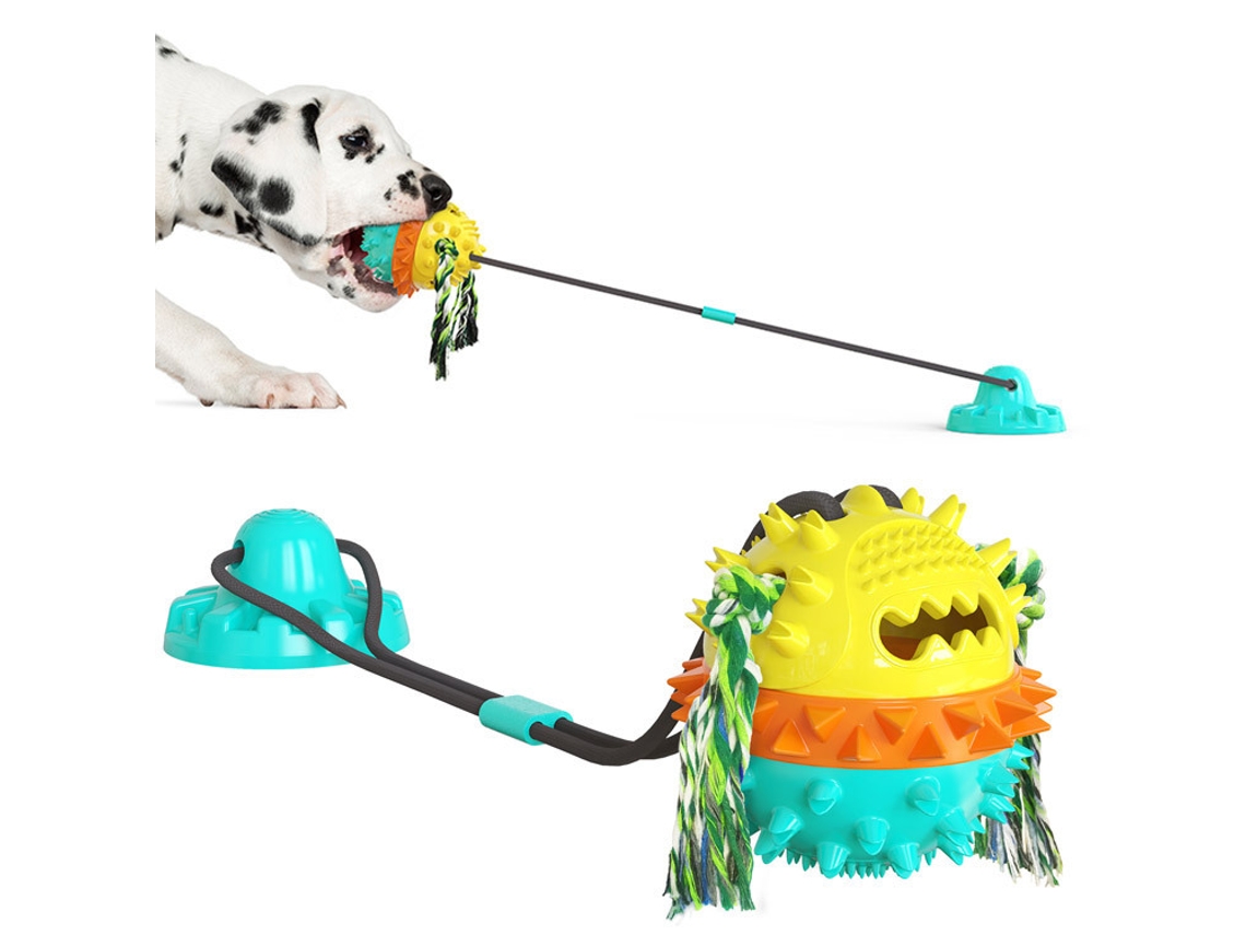 Juguetes Masticables De Alto Rendimiento Para Perros, Juguetes Interactivos Con Ventosas, Juguetes Rompecabezas Y Juguetes Duraderos.