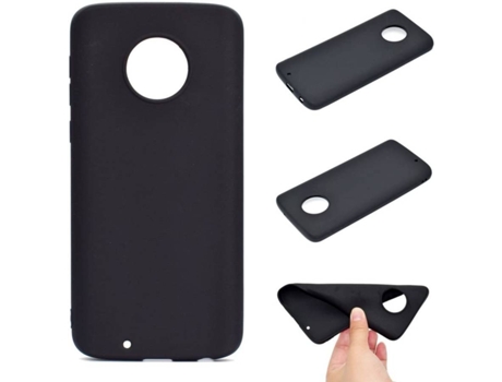Carcasa Motorola Moto G6 Plus HONGWE. Negro