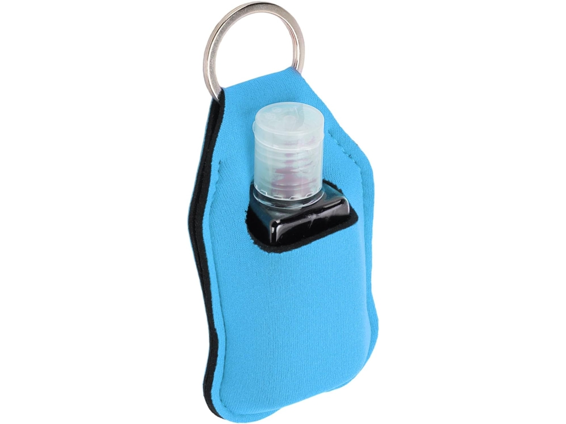 Juego De 40 Botellas Transparentes Recargables Con Estuche Llavero, Kit De Viaje Con Llavero.