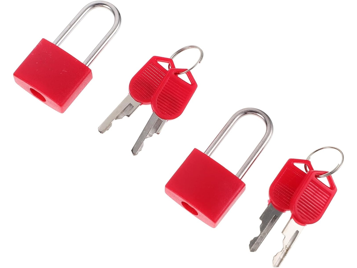 Candado Cerradura Cerraduras 2 Juegos Equipaje Llave