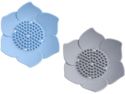 Juego 2 Jaboneras Silicona Escurridor Jabón Compartimentos Limpio Baño Caja Seco