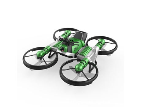Motocicleta de Juguete de Avión de Cuatro Ejes Plegable Verde