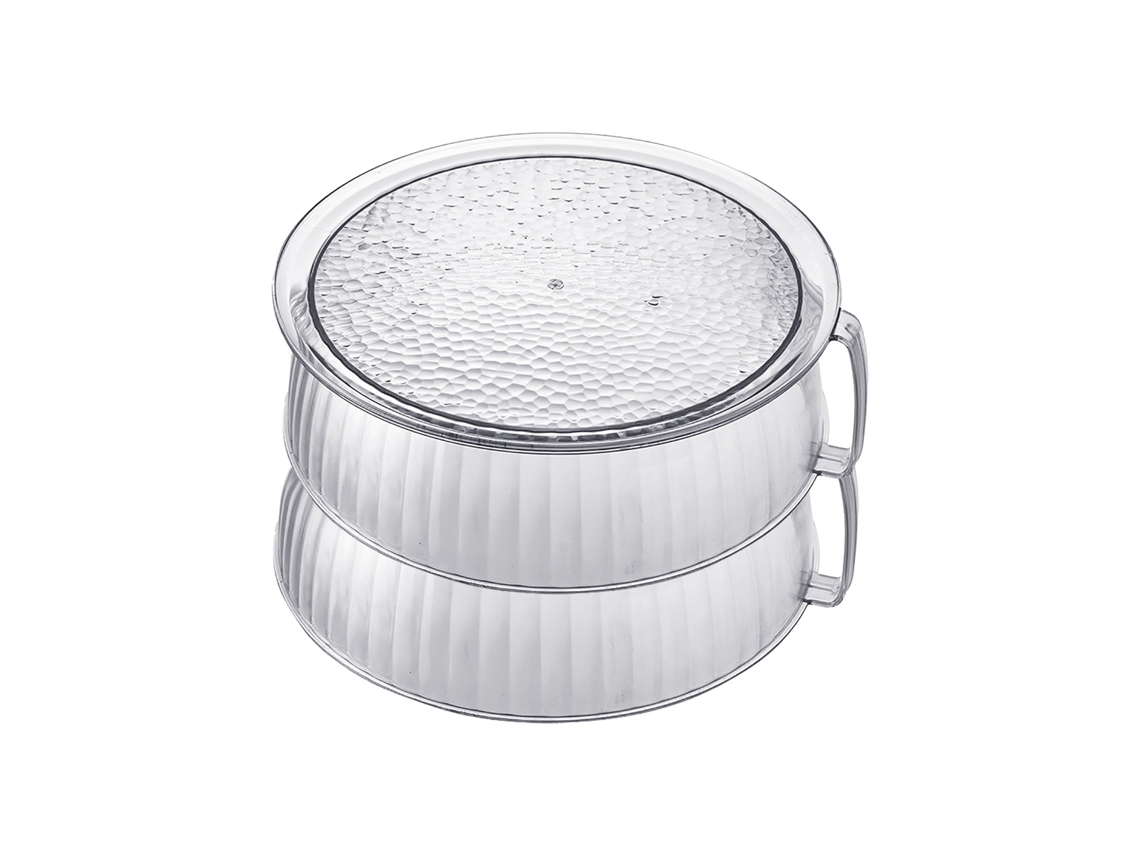Tapa Para Comida Multicapa Transparente Multifuncional Aislante Protectora Contra Polvo Y Moscas Para Mesa De Comedor Cocina 2 Capas