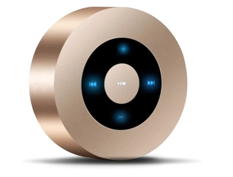 Mini Altavoz Bluetooth 3D con Entrada Impermeable Portátil 15H Música para Iphone Ipad Ducha Niños Niña Regalo Negro BISBISOUS