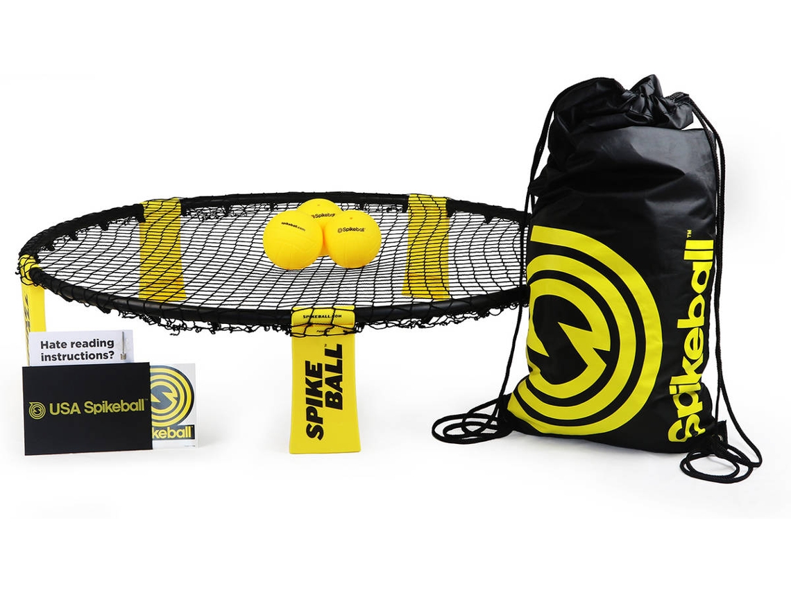 Conjunto de Roundnet SPIKEBALL Estándar con Red y 3 Pelotas