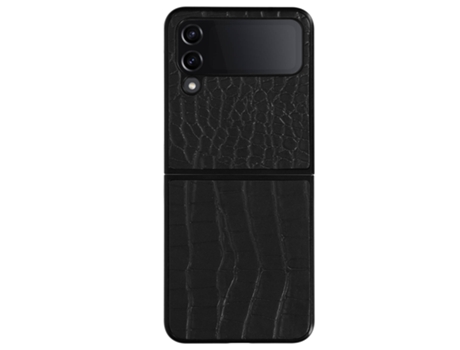 Funda para Samsung Galaxy Z Flip 4/Z Fold 2 AVIZAR Piel Negro