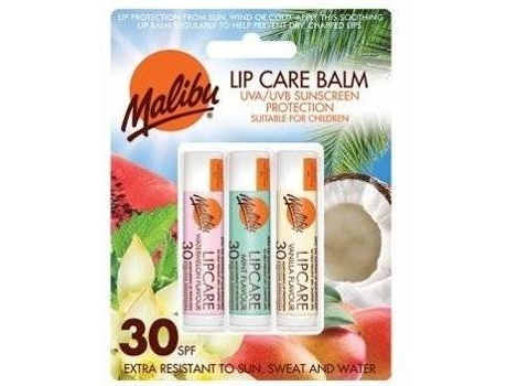 Crema Labial MALIBU Gift Set 3 X Lip Care Balm - Wmv (4g)