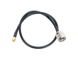 Cable Adaptador Sma Macho A Uhf Pl259 Macho Con Núcleo De Cobre Y Pvc Flexible Resistente A Los Rayos Uv, 50 Cm.