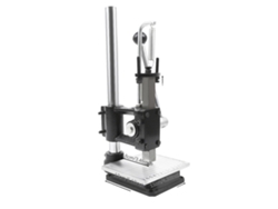 Máquina perforadora manual de cuero de alta resistencia, estampado de precisión, OEM negra