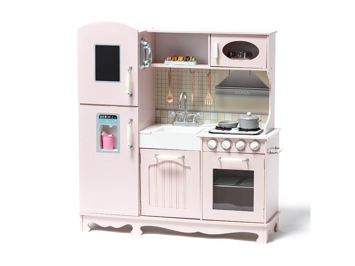 Cocina de Jugar ATAA Madera Rosa (Edad Mínima: 3 Años -  95x32x103 cm)