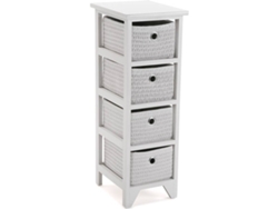 MOVEL WC VERSA 4 CESTAS BRANCA
