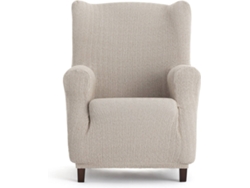 Funda de Sillón EYSA Premium Jaz Tejido Multielástico (100 x 80 x 120 cm - Poliéster y Algodón - Lino)