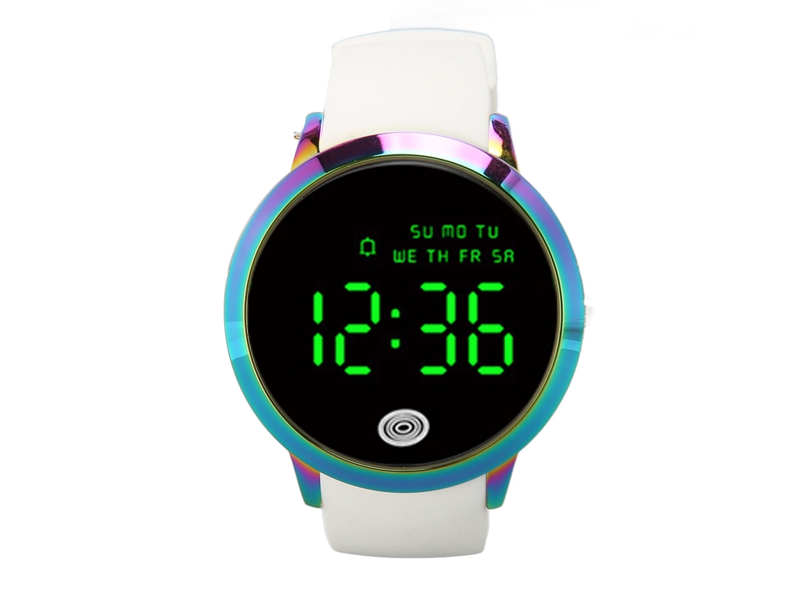 Relógio Quartz Zhoulianfa T81-f Com Pulseira De Silicone Preto Para Homens E Senhoras