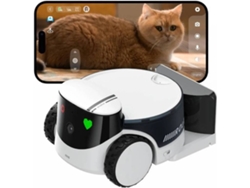 Robot Inteligente con Cámara ENABOT Rola PetPal para Vigilancia y Compañía de Perros y Gatos