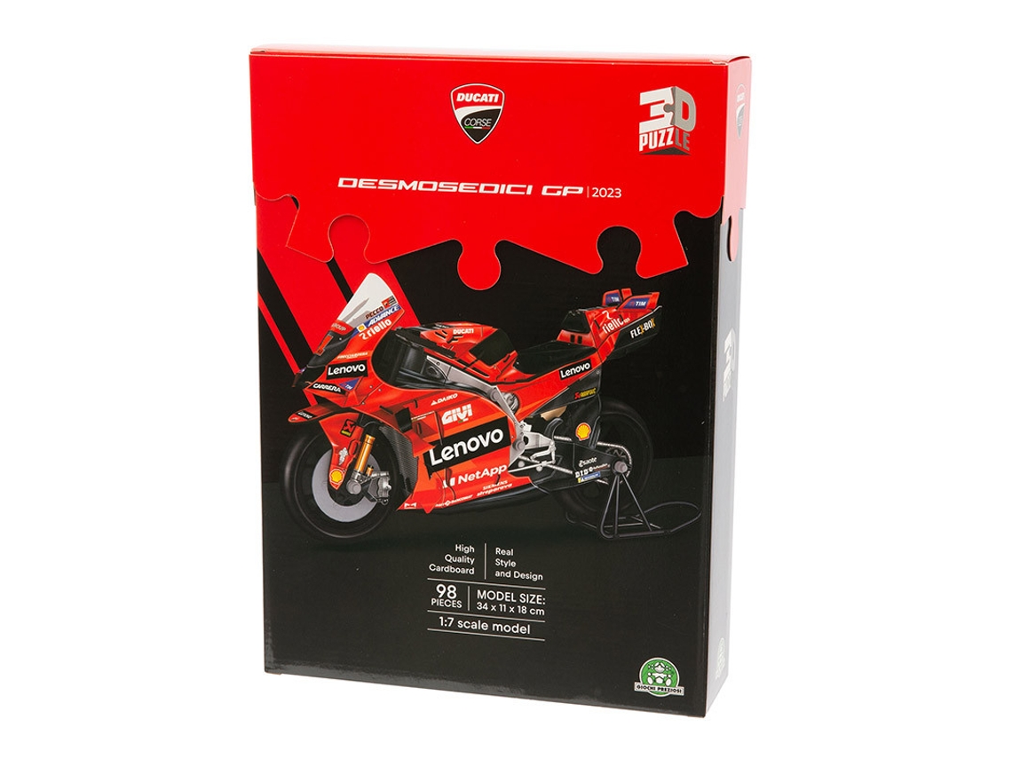 Rompecabezas 3D de la famosa motocicleta Ducati