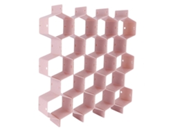 Separador de panal, organizador de cajones ajustable, divisor para ropa interior, cinturón, bufanda, calcetines, organizador (p