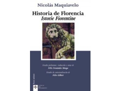 Libro Historia de Florencia Istorie Fiorentine de Nicolás Maquiavelo (Español)