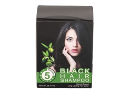 Sevich Champú Tinte De Cabello Negro Natural 10 Piezas/caja: Ingredientes Vegetales, Facil Uso En Casa