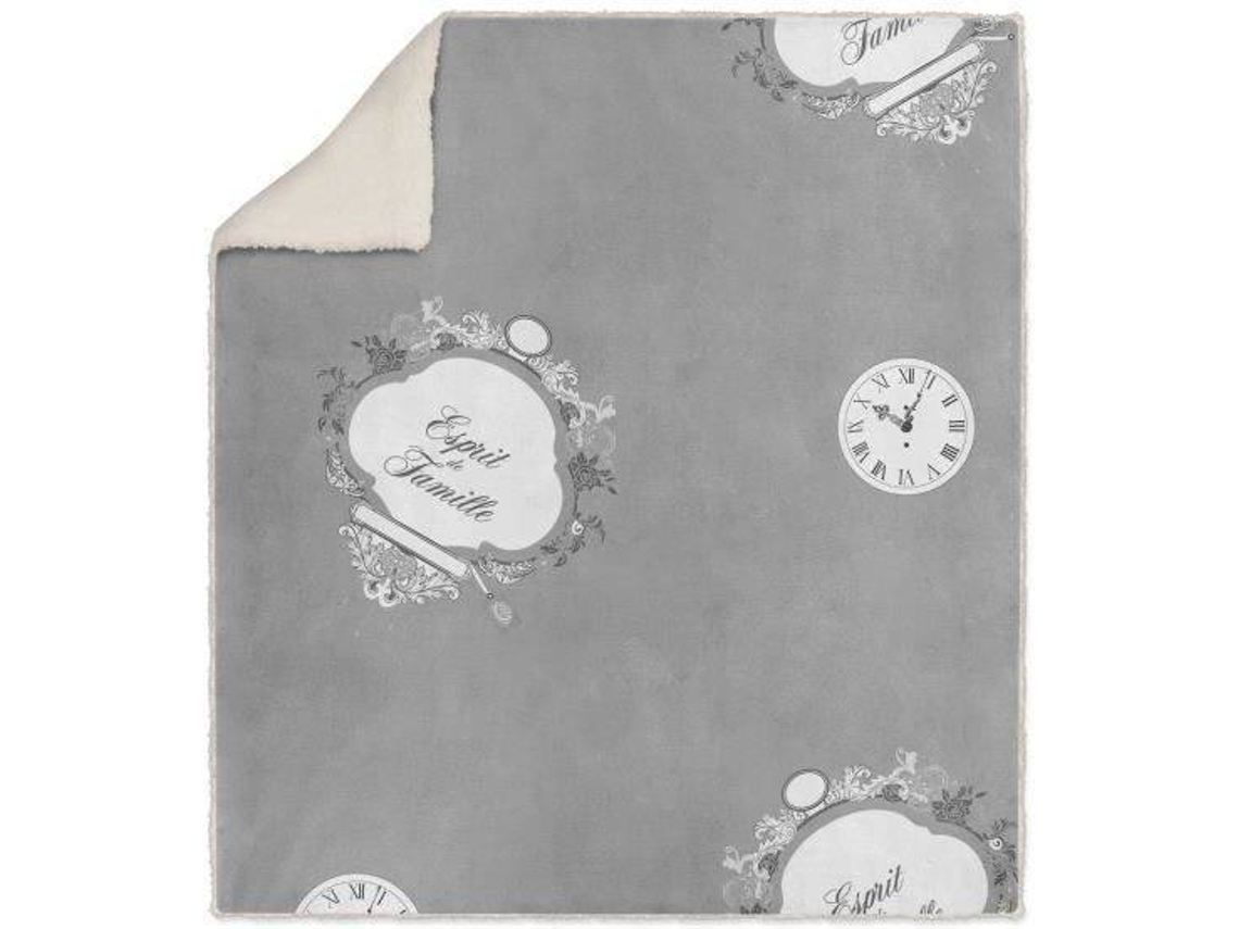 Manta SOLEIL D'OCRE Microfibra (Gris - 110x160cm)