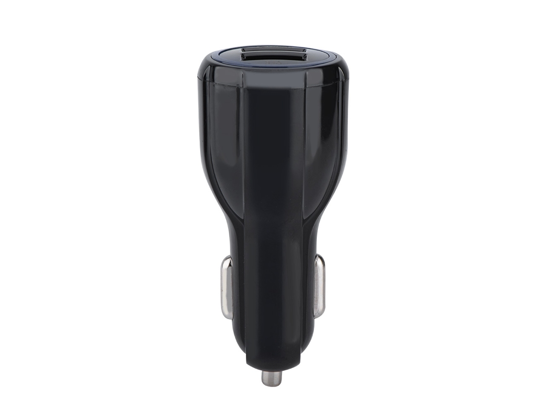 Cargador De Coche (salida Usb Dual, Iluminación Con Luz Led) Cargador De Coche De Carga Rápida 3.1a