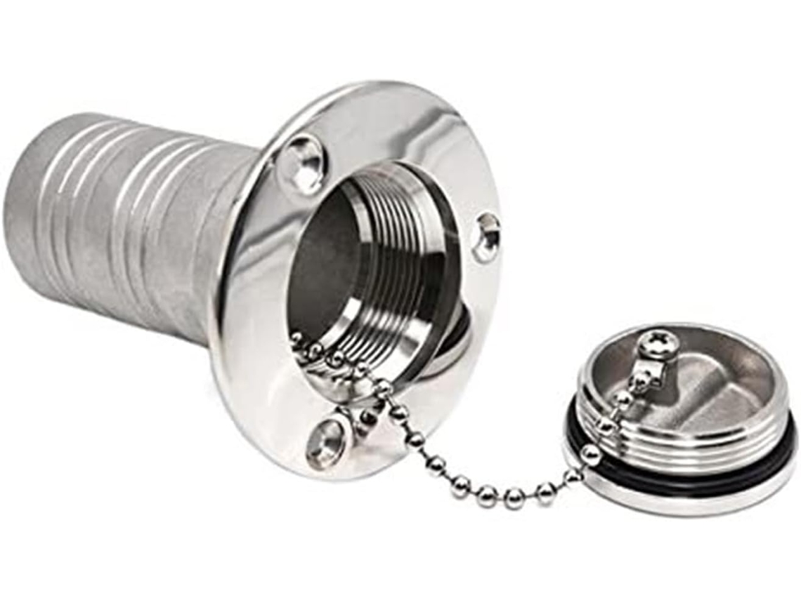 Bouchon De Ravitaillement Marin En Acier Inoxydable 316, 38 Mm, 50, Diseño Rabattable Avec