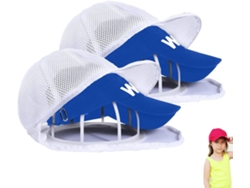 Jaula Lavado Gorras Béisbol Limpiador Sombreros 2 Piezas Lavadora Bolsa Lavandería Mantiene Forma