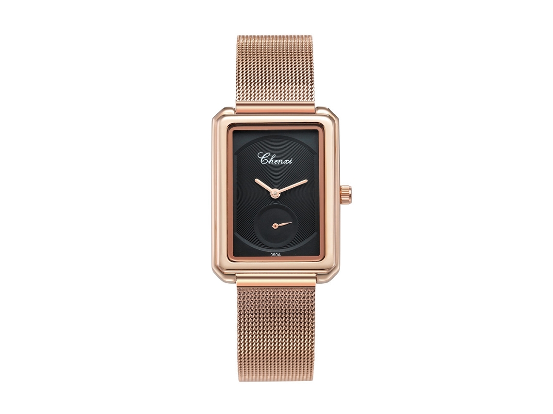 Reloj De Pulsera Lvpai De Piel Sintética Con Diamantes De Imitación Y Un Bonito Estampado De Gato Para Mujer.