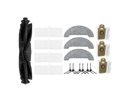 17 Uds cepillo principal cepillo lateral Hepa Mops bolsa de polvo Compatible con Proscenic M8 Pro