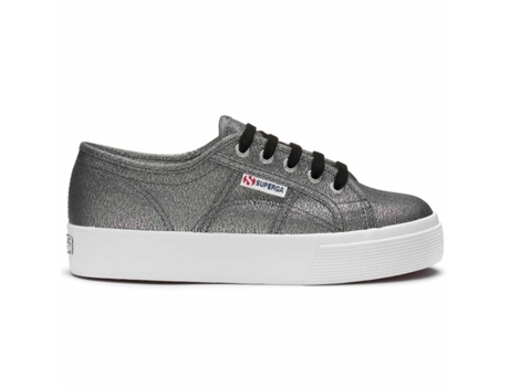 Zapatillas de Mujer SUPERGA Lame Gris (36)