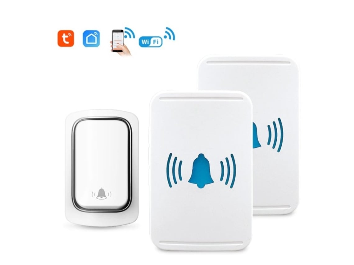 Timbre Inalámbrico Wi-fi, No Requiere Pilas, Resistente Al Agua, Para Uso Exterior. Brilvibera_gsg