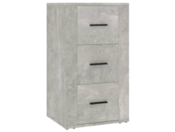 Maison Exclusive - Aparador De Madera Contrachapada Gris Hormigón 40x33x70 Cm