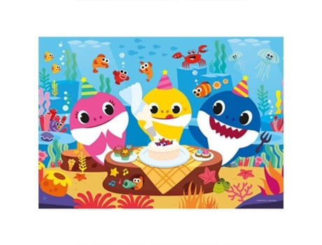 Puzzle 2D CLEMENTONI Happy color baby shark