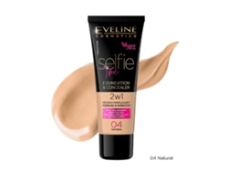Eveline Selfie Time Base y Corrector 2 en 1 N.° 04 Natural 30 ml Eveline Cosmetics