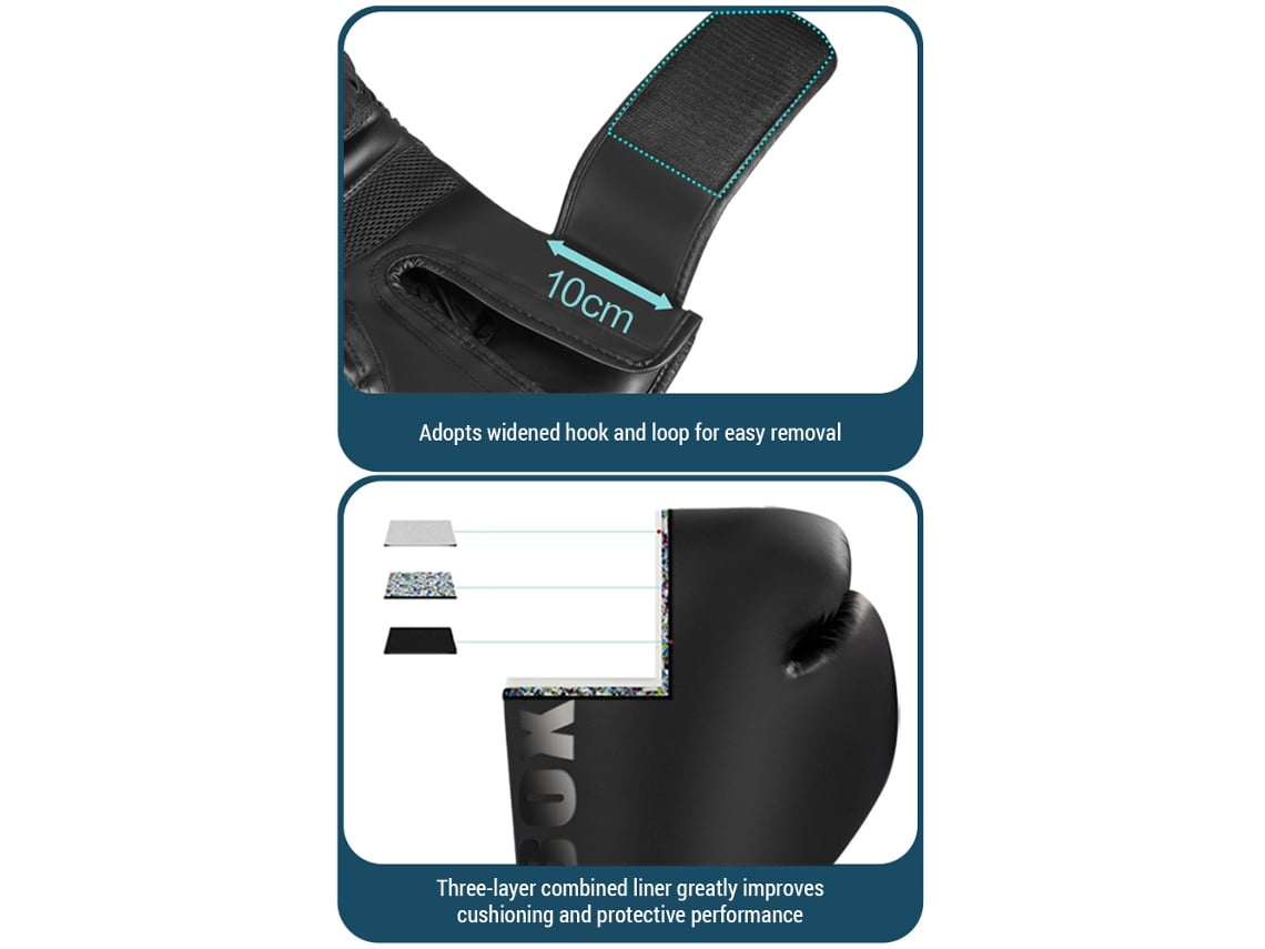 2026rebe-guantes De Kickboxing Pu Para Entrenamiento Guantes De Boxeo Para Saco De Golpes Adultos Niños