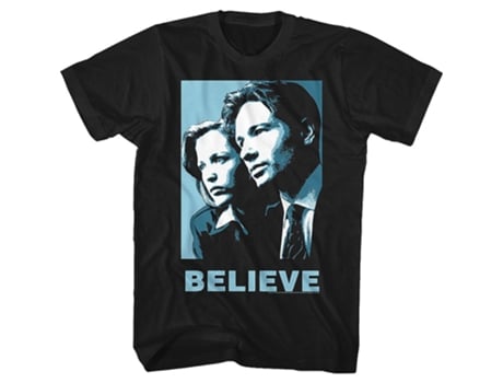 Camiseta ROCKINSTONE Scully and Mulder Believe X-Files (M)